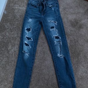 American eagle ripped jeans